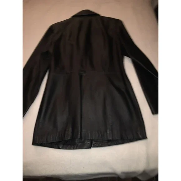 genuine Sonoma jean companies leather coat women’s size small - Picture 11 of 13